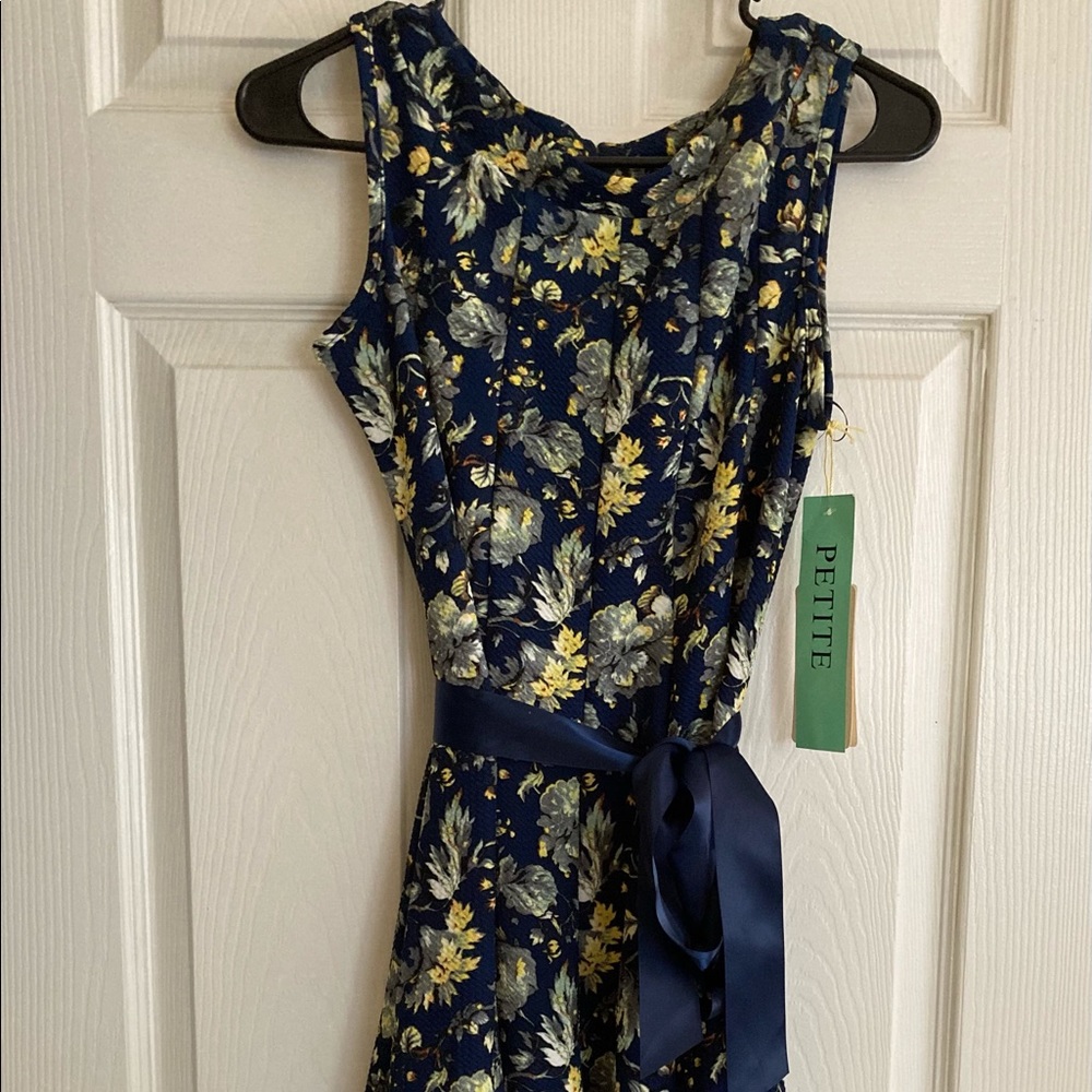 NWT Vintage Floral Sleeveless dress